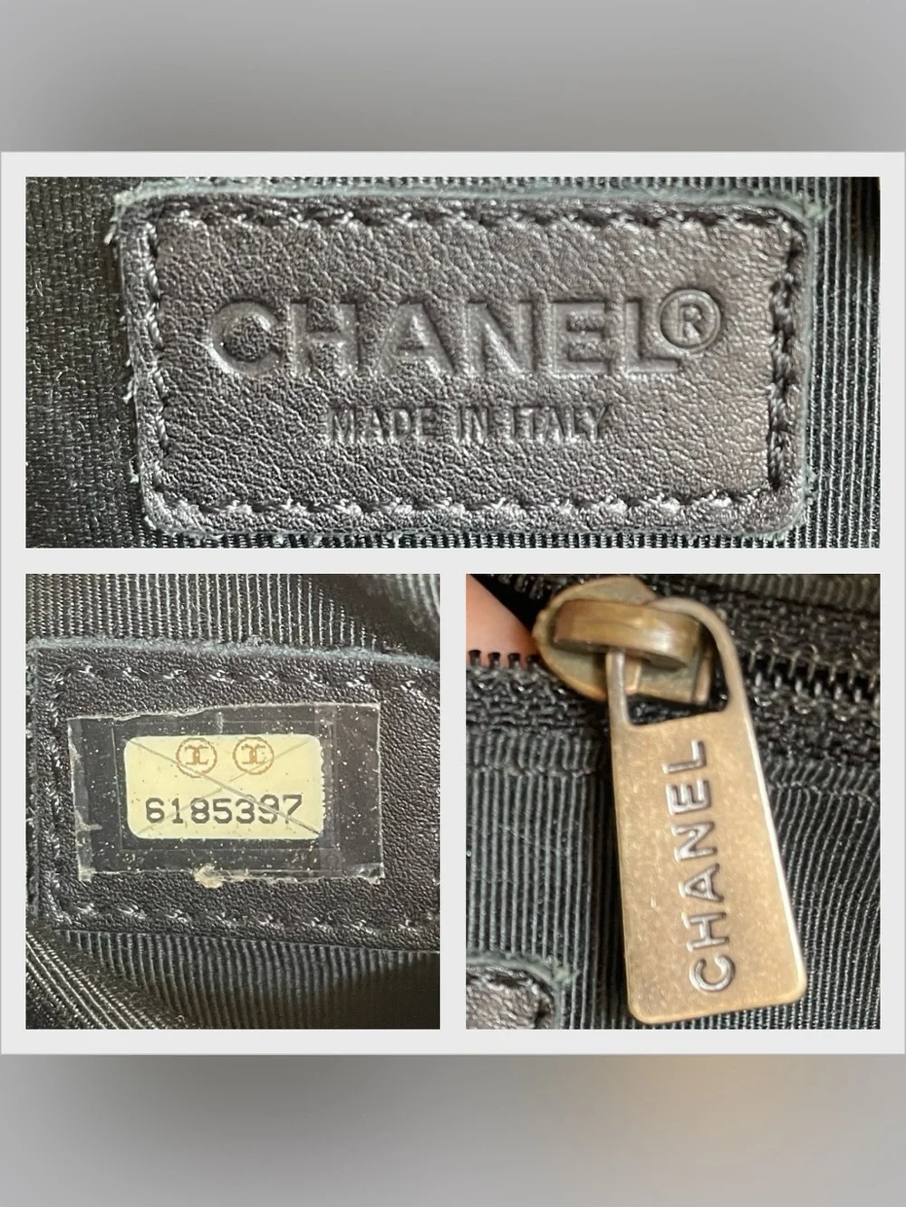 Chanel Large black wild stitch Boston bag